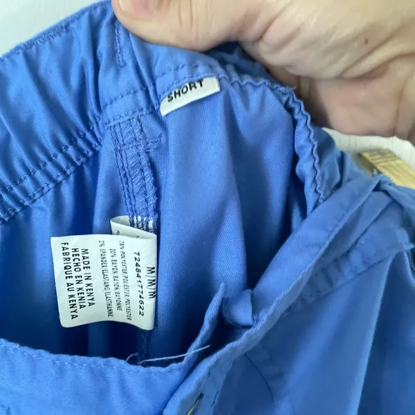 Authentic Cherokee Workwear Blue Cargo Scrub Pants with Relaxed Fit - Image 2