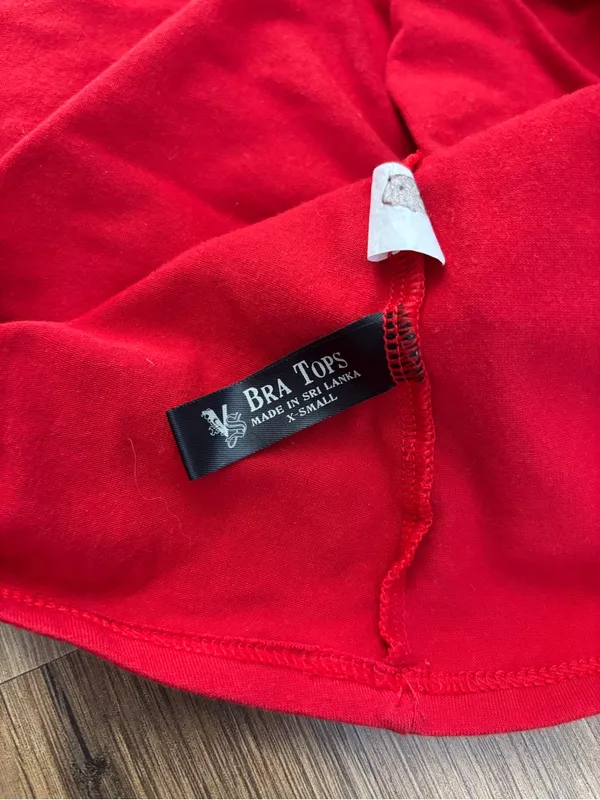 Victoria’s Secret Moda International Bra Top Halter Dress Red Y2K 2000’s Vintage - Image 5