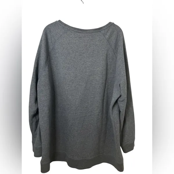 Nike Blue Scoopneck Dallas Cowboy Star Graphic Sweatshirt - Image 2