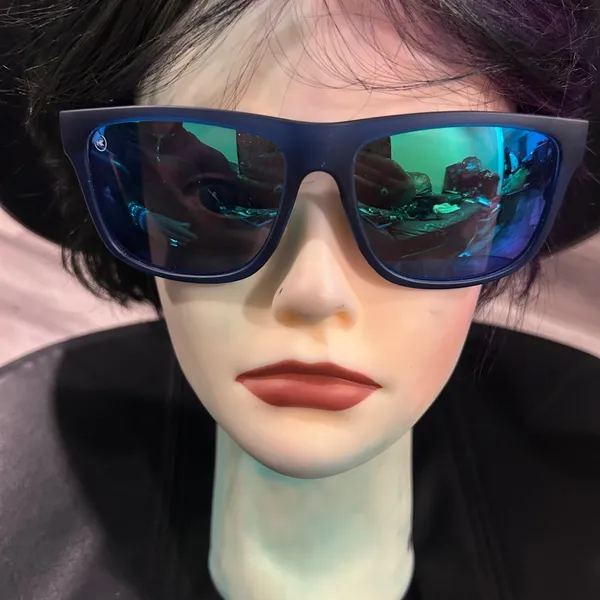 Knock around Blue Sunglasses with Reflective Lenses NWT - Image 3