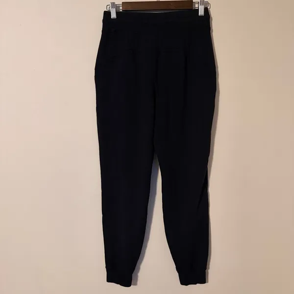 Lululemon Warm Down High Rise‎ Jogger Modal Black Stretchy Loungewear Sz 6 - Image 9