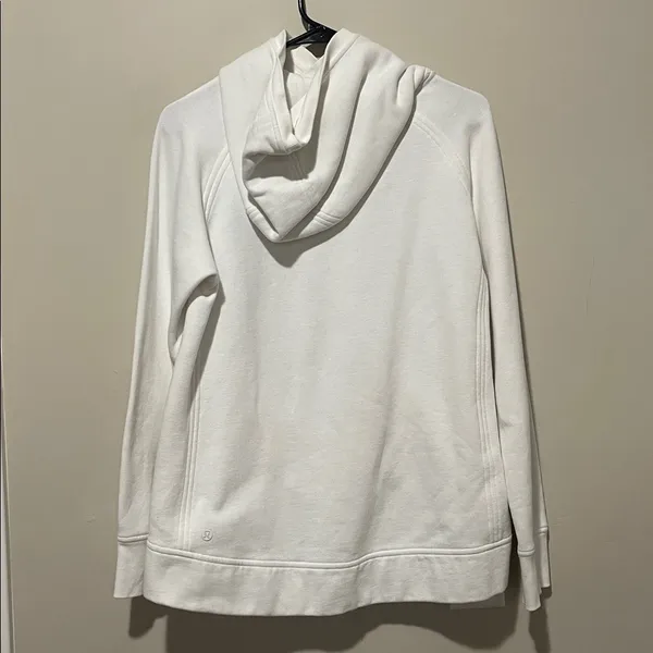 Lululemon White Cowl Neck Sweatshirt Pullover size 8 - Image 6