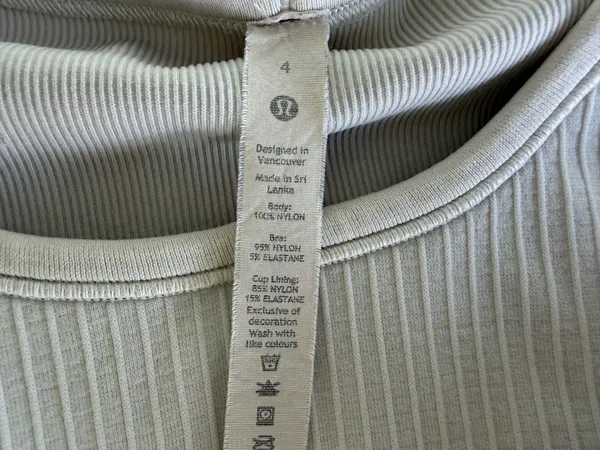 Lululemon Ribbed Long Sleeve Crop Top Ebb To Sleeve 4 - Image 4