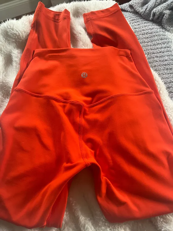 Lululemon Align Leggings 25" High-Rise red/orange - Image 7