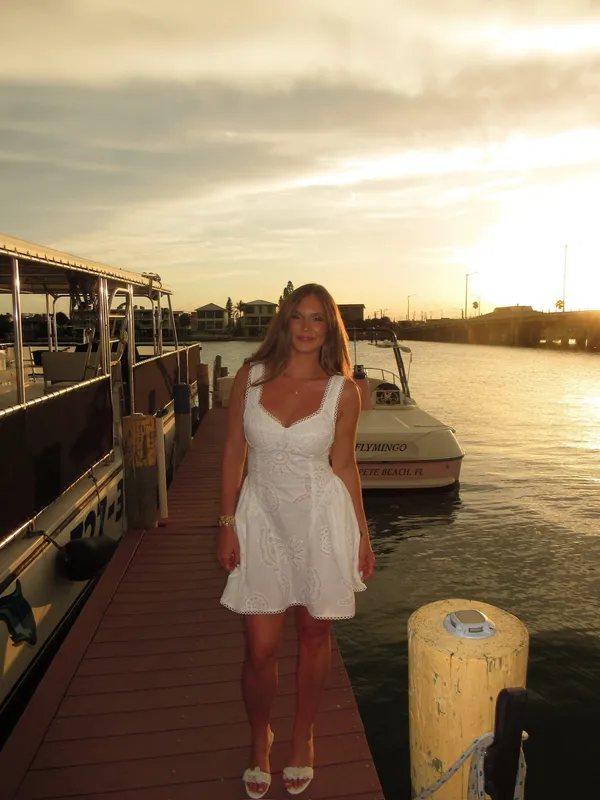 white seashell dress  - Image 4