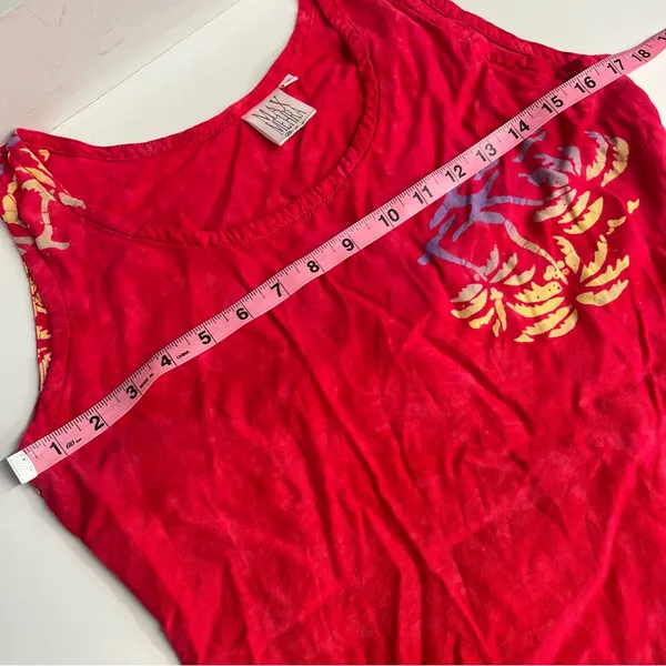 Imperfect vacation dress Max Mehra medium sleeveless tropical mini dress resort‎ - Image 7
