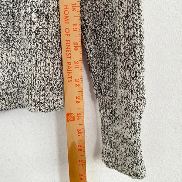 Free People Marled Knit Sweater Women Medium Relaxed Fit Crew‎ Neck Long Sleeve - Image 9