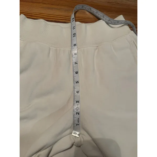 Champion Sweatpants Reverse Weave‎ Womens Sz Small Cream Spellout Jogger 90s - Image 11