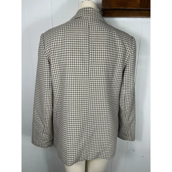 Vintage Women's Blazer New Attitude Div Of Russ Togs Herringbone Size 14 - Image 3