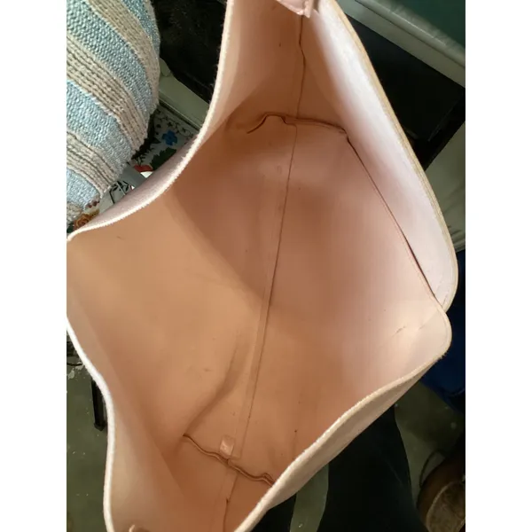 Ulta Blush Pink Oversized Hobo Bag Slouchy Triangle Tote with‎ Side Pocket - Image 4