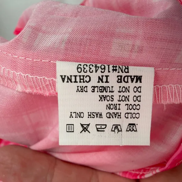 Petal + Pup Pink Gingham High Low Crop Top and Maxi Skirt Set Size 10 US - Image 6