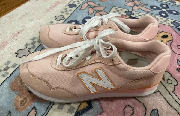 New Balance 515 Sneakers Women’s 8.5 light pink/orange - Image 4