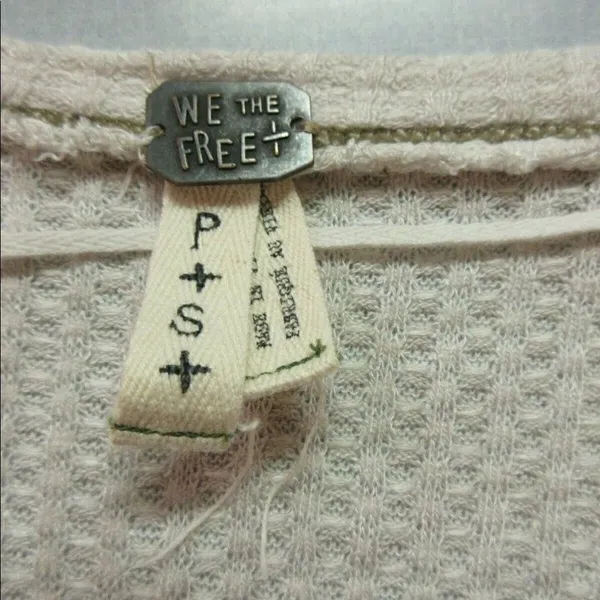 Anthropologie WeThe Free top cream color sz Small - Image 5