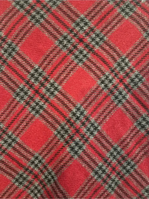 35th & 10th Vintage Wool Blend Plaid Mini Skirt | Size: XS - Image 2
