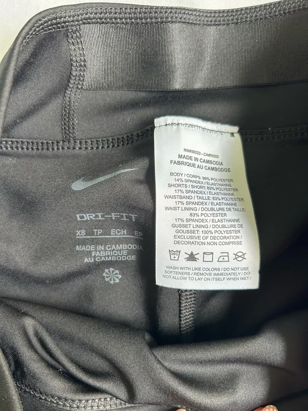 Nike Tennis Skirt Black - Image 3