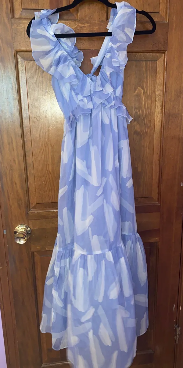 Abercrombie Drama Ruffle Maxi Dress - Image 2