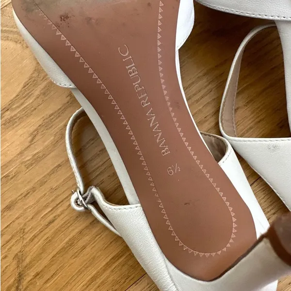 Banana Republic - High Heel Mule Pumps in White - Image 8