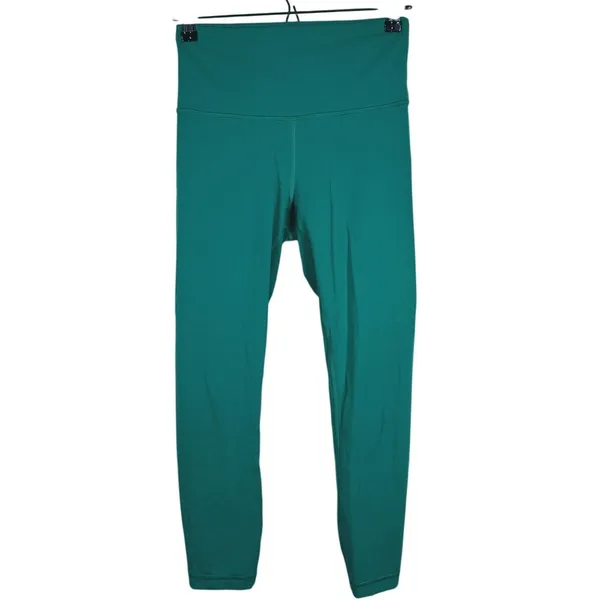 Lululemon Wunder Train High Rise Leggings 24" Green Size 6 Gym Pilates Yoga - Image 2