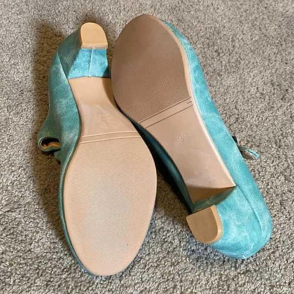Women’s Shoes Bows Round Toe Mary Jane Low Heel Size 39 (8-8.5 US) NEW - Image 6