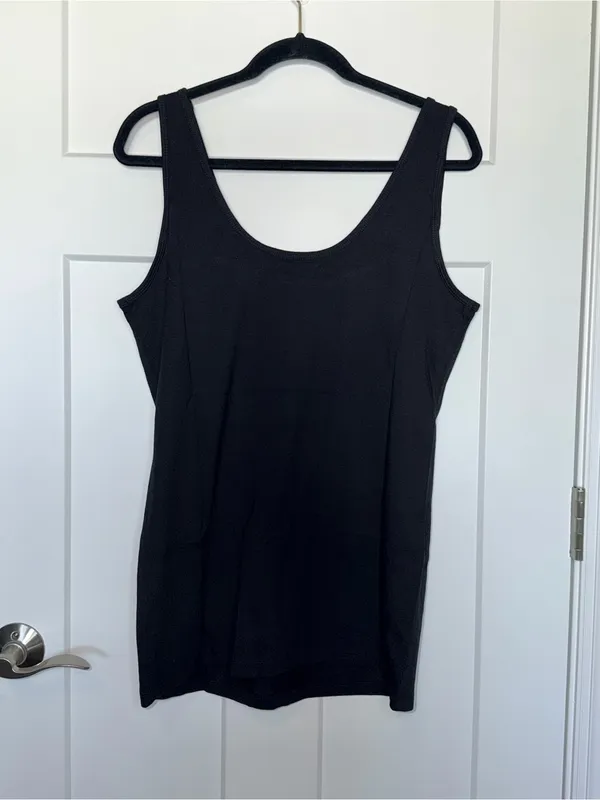 NWT Black Maurice’s Solid Tank - Image 2