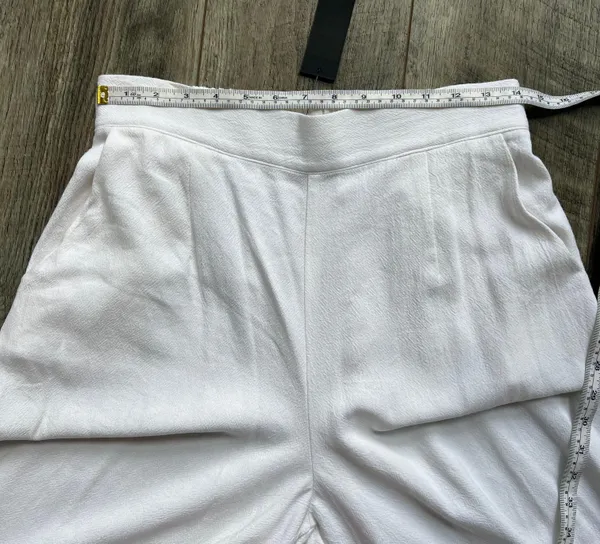 Lulu’s NWT Sail With Me White High-Waisted Wide-Leg Pants Palazzo Size Medium - Image 11