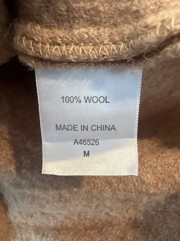 Appleseeds Women's Size M 100% Wool Button Front Cardigan Cozy Sweater y2k vtg - Image 3