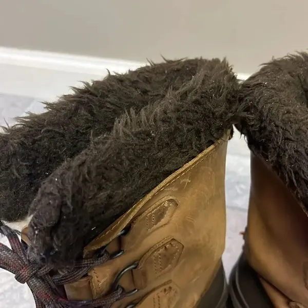Sorel Badger Brown Women’s Insulated Winter Toe-Up Boots with Faux Fur- Size 7 - Image 14