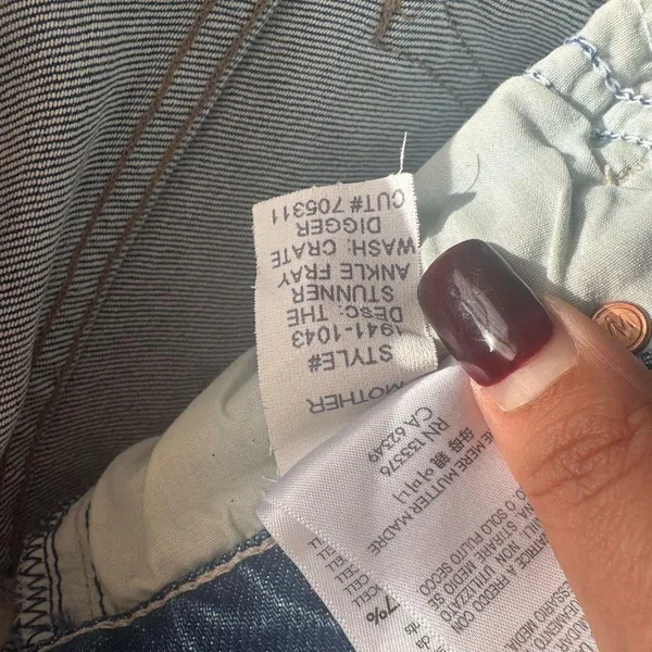 Mother jeans Size 25 - Image 5