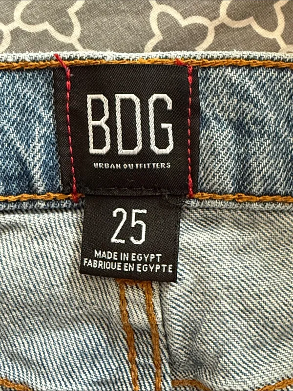 BDG Urban Outfitters Size 25 Women's Blue Denim Jeans NEW NWT Flared Bottoms - Image 8