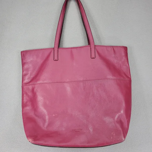 Coach Legacy Tote Women L Pink Leather Turnlock Tassel Shoulder Bag 26461 - Image 5