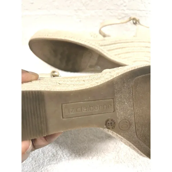 Liz Claiborne Wedge Platform Ankle Strap Women's Shoes Size 10M - Image 12