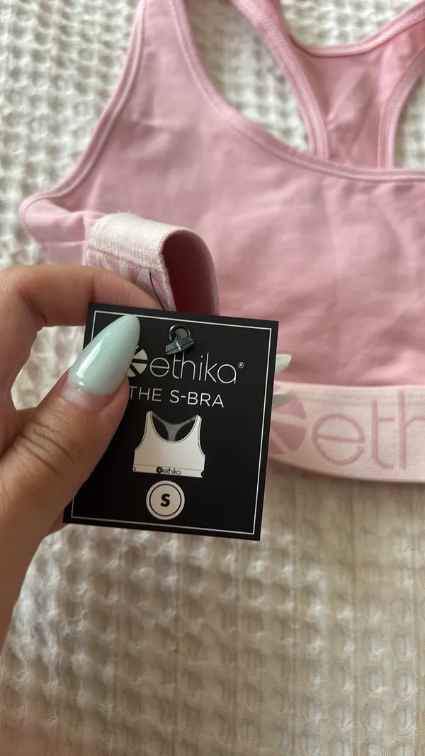 Ethika NWT Dusty Rose Sports Bra - Image 3