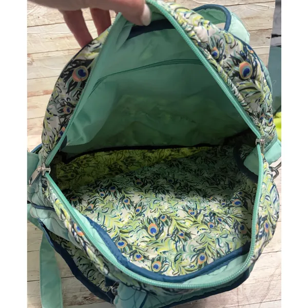 Cinda B. Tennis Tote Purely Peacock Quilted Crossbody Adjustable Sports - Image 3