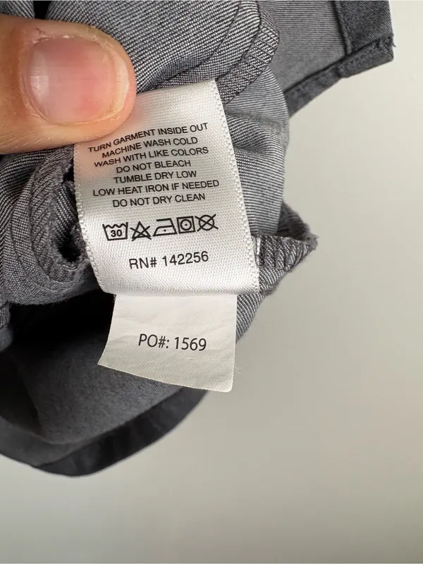 Figs Casma Three-Pocket Scrub Top Size Small Gray PO 1569 Style FW1100 - Image 6