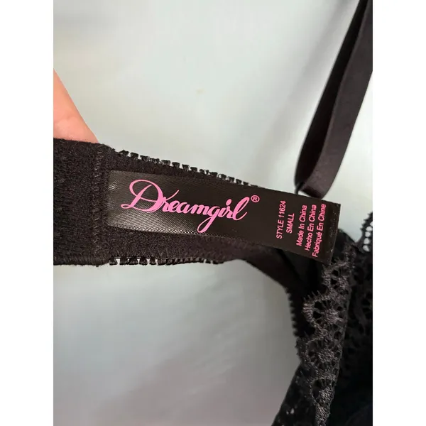Lace Bra Black Small NWT Dreamgirl - Image 7
