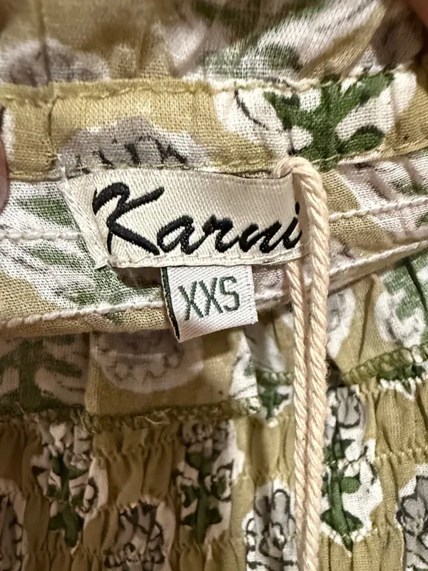 Kivari Olive Printed Ruffle - Image 2