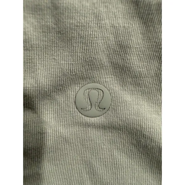 Lululemon Back in Action Long Sleeve Shirt Sage Green‎ Relaxed Fit Size 10 flaw - Image 6