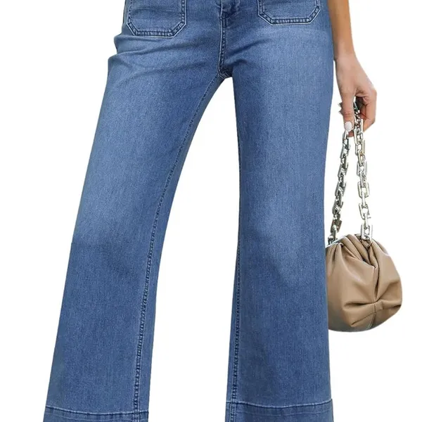 Wide Leg jeans‎ Blue Size undefined - Image 3