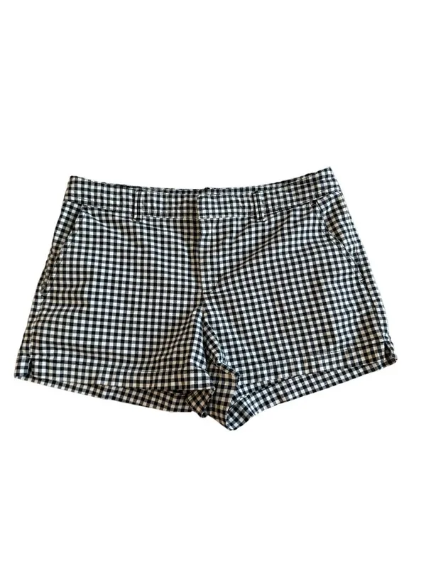 GAP Women’s Black White Gingham Shorts Size 12 - Image 4