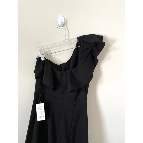 Show Me Your Mumu Floretine Maxi One Strap Maxi Dress Black Size Small NEW - Image 6
