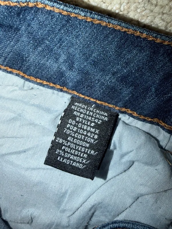 Denim Mini Skirt Size 6 - Image 4