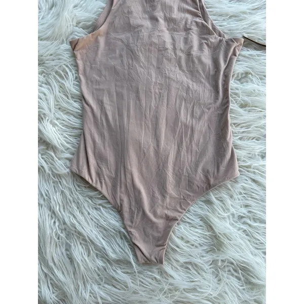 Skims Fits Everybody High Neck Bodysuit Mica Size Medium - Image 4
