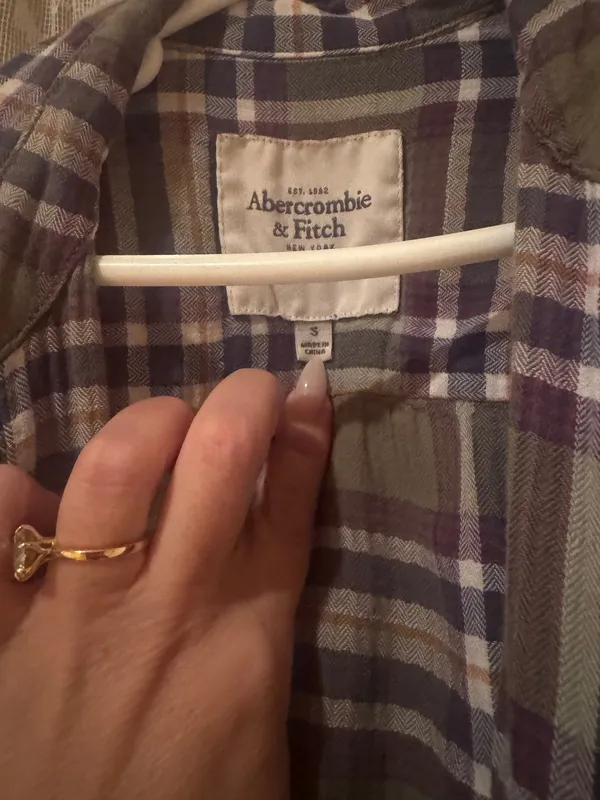 Abercrombie and fitch plaid button down shirt - Image 2