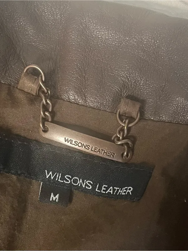 WILSONS LEATHER Brown Jacket Buttery Leather Moto Lined Womens Size Medium - Image 10
