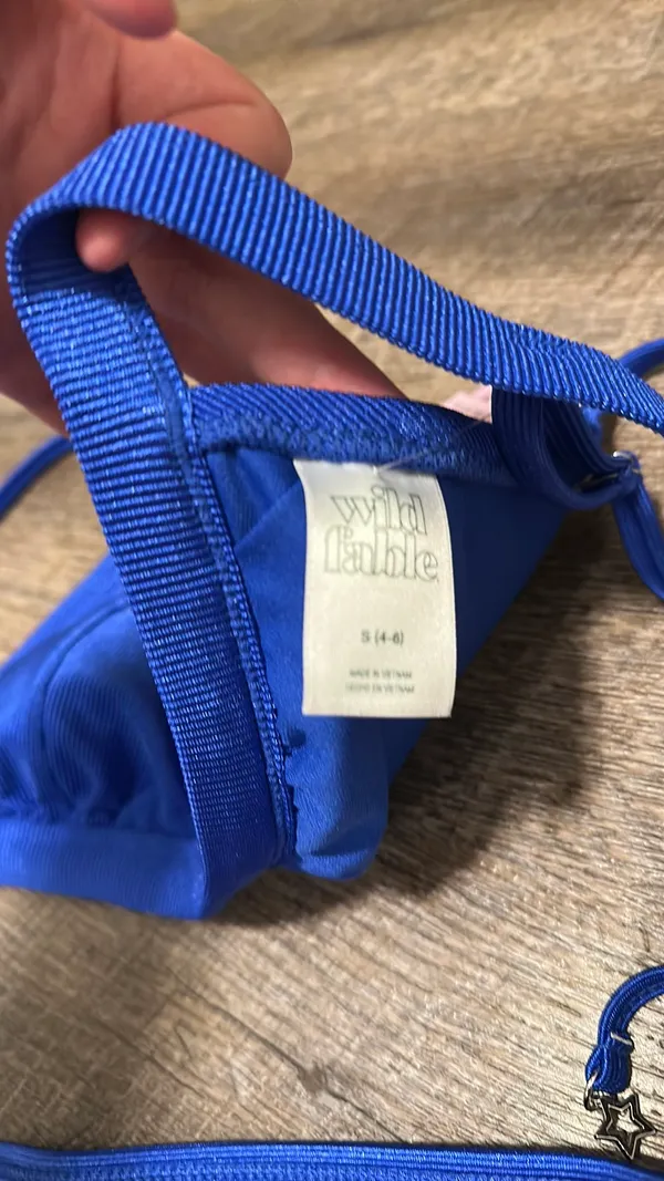 Wild Fable Blue Bikini Set Small - Image 4