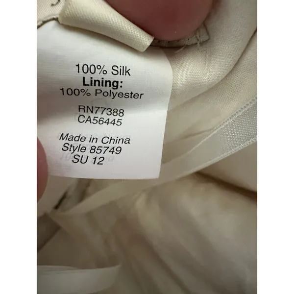 J.Crew Floral Silk Strapless Dress Women‎ Sz 0 Cocktail Tea Party Summer Bridal - Image 6