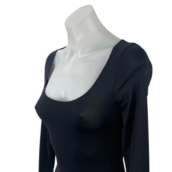 Princess Polly Ellery Women's Scoop Neck Long Sleeve Seamless Bodysuit Top Sz 2 - Image 3