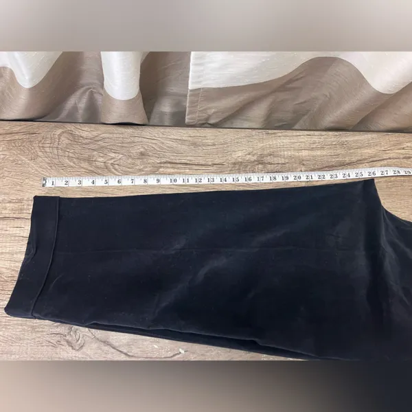 Free‎ People black velvet baggy pants size 4 NWT - Image 6