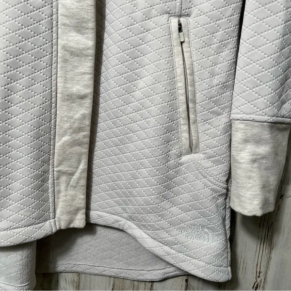 North Face Recover Up Quilted Coat Off‎ White Cream Womens Medium - Image 4