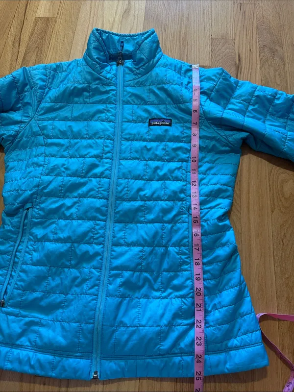 Patagonia Blue Nano Puff Jacket Sz M - Image 4